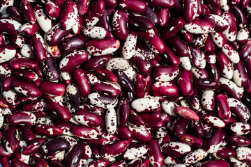 white beans with the red spots