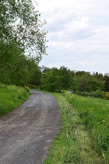 unbefestigte Straße