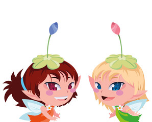 beautiful magic fairies characters