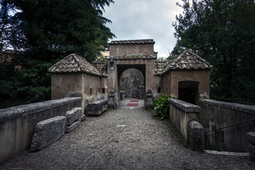 Fototapeta na wymiar Civita Castellana, Forte Sangallo