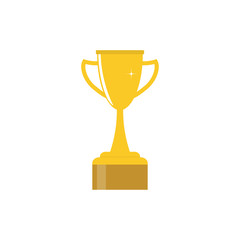 Trophy winners cup. Golden trophy cup vector