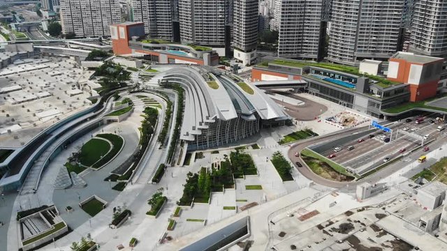 cityscape of west kowloon