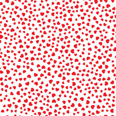 Seamless background with hearts. Heart background. Valentine's day seamless pattern