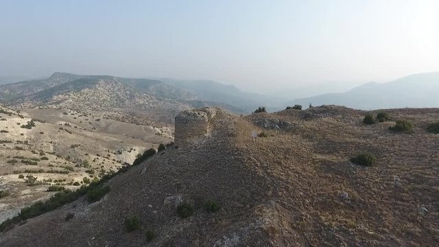Ancient castle on the hill