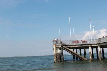 Jetée du Moulleau, Arcachon, Bassin d'Arcachon