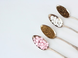 Supplements for anxiety: chamomile, magnesium, vitamin B complex and lemon balm. Natural...