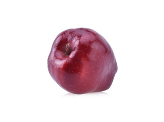 Red apple isolated on white background