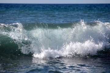 Fototapeta premium Brandung mit Wellen