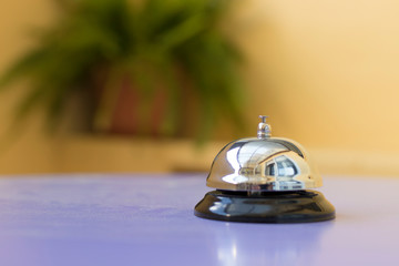 hotel reception bell or rural house