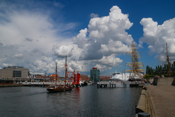 Kieler Woche, größte Segel Event der Welt