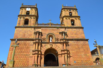 Barichara Church in Colombia, south america