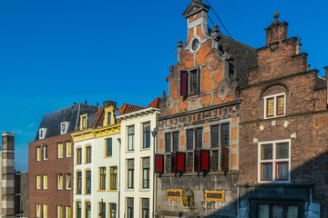 Fototapeta na wymiar View of the Grote markt Nijmegen