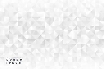 elegant white triangle shapes background