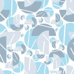 Beautiful half circular abstract geometrical