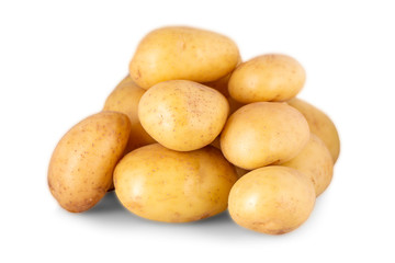 The potato isolated on white background