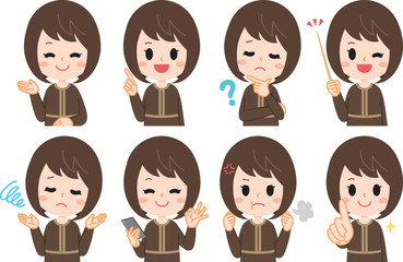 Esthetician woman set