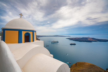 Santorini Island,  Greece, one of the most beautiful travel destinations of the world.