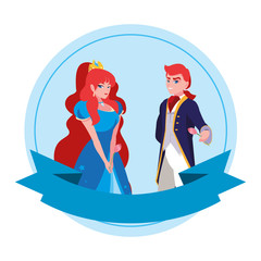 prince charming and princess of tales characters