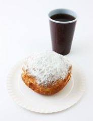 donut and cup of coffee