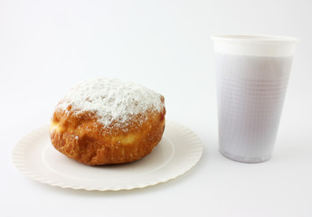 donuts and cup of tea