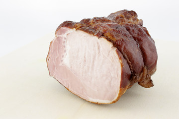 ham isolated on white background