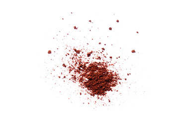 Coffee powder isolated on white background