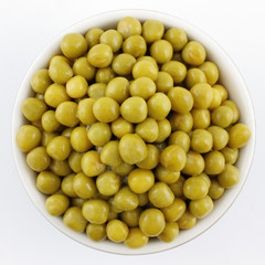 canned green peas