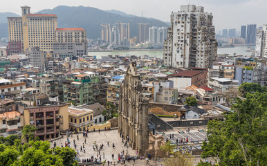 Macau, China - Portuguese colony until 1999, and a Unesco World Heritage site, Macau has many...