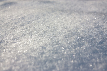 background of snow