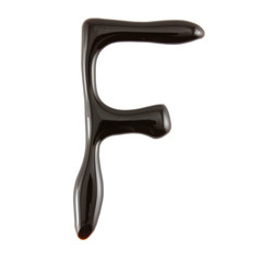 Chocolate Letter F