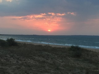 Obraz premium sunset on the beach 