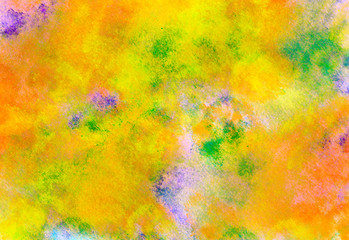 Background of watercolor paint stains. brush strokes.