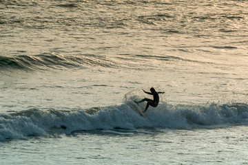Rest Bay Riding the wave