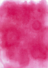 red watercolor background for illustrations, designs, layouts, backgrounds, place for text.