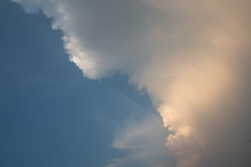 blue sky with clouds  background