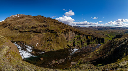 Glymur is the second-highest waterfall in Iceland, with a cascade of 198 m. It was long regarded as...
