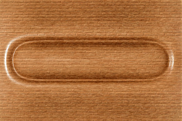 3d rendering of wooden surface brickwall design
