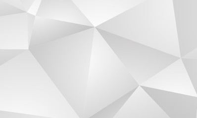 Obraz premium Abstract White and gray color technology modern background design vector Illustration. White cloth background abstract with soft waves.