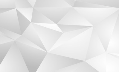 Fototapeta premium Abstract White and gray color technology modern background design vector Illustration. White cloth background abstract with soft waves.