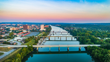 Augusta, Georgia, USA and Savannah River