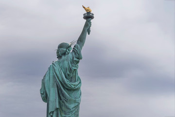 Obraz na płótnie Canvas USA, New York - May 2019: Statue of Liberty, Liberty Island