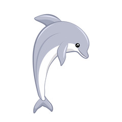 Vector design of tender dolphin