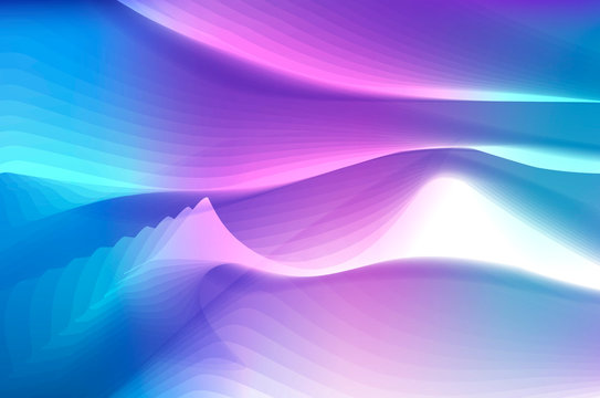 abstract background, waves whitch forms beautiful landscape