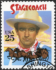USA - 1990: shows Stagecoach, Classic Films
