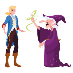 prince charming and witch of tales character