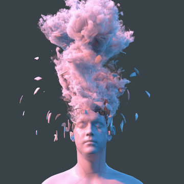 explosion of artificial head