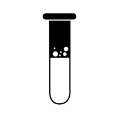 Isolated test tube icon on a white background - Vector