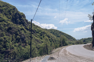 mountain road in azerbaijan