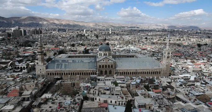 la grande mosqu&eacute;e de damas syrie	
