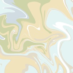 Digital marbling - khaki green beige teal blue 